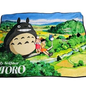 Totoro Blanket 1988 Studio Ghibhi Children Soft Throw 42x59in Boxlunch MINT!✅️